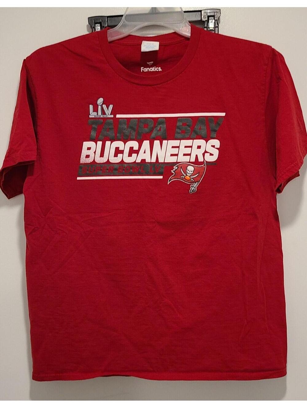 Fanatics Tampa Bay Buccaneers Super Bowl LV Roster T-Shirt Large